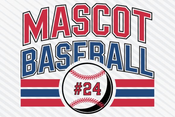 Baseball Mascot SVG: Your All-Star Design Asset