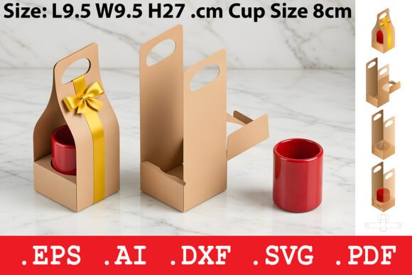 Elevate Your Gifting: The Mug Carrier Gift Box Template