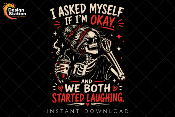 Funny Skeleton Sarcastic Humor PNG: A Bold Design Asset