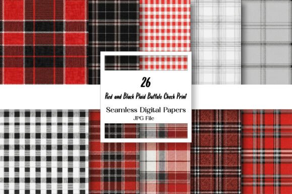 Red and Black Plaid Buffalo Check Print: A Design Powerhouse