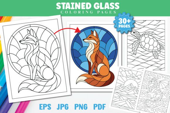 Unlocking Luminous Creativity with Stained Glass Coloring Pages